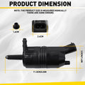 2X Washer Fluid Pump 172189 19244683 for Buick Cadillac Chevy