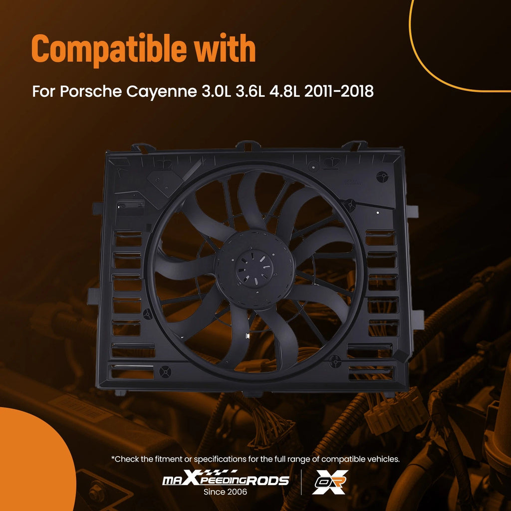 Radiator Cooling Fan for Porsche Cayenne (2011–2018) 958121203