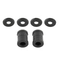 Black Polyurethane Handlebar Riser Bushings for Harley Softail Dyna Sportster