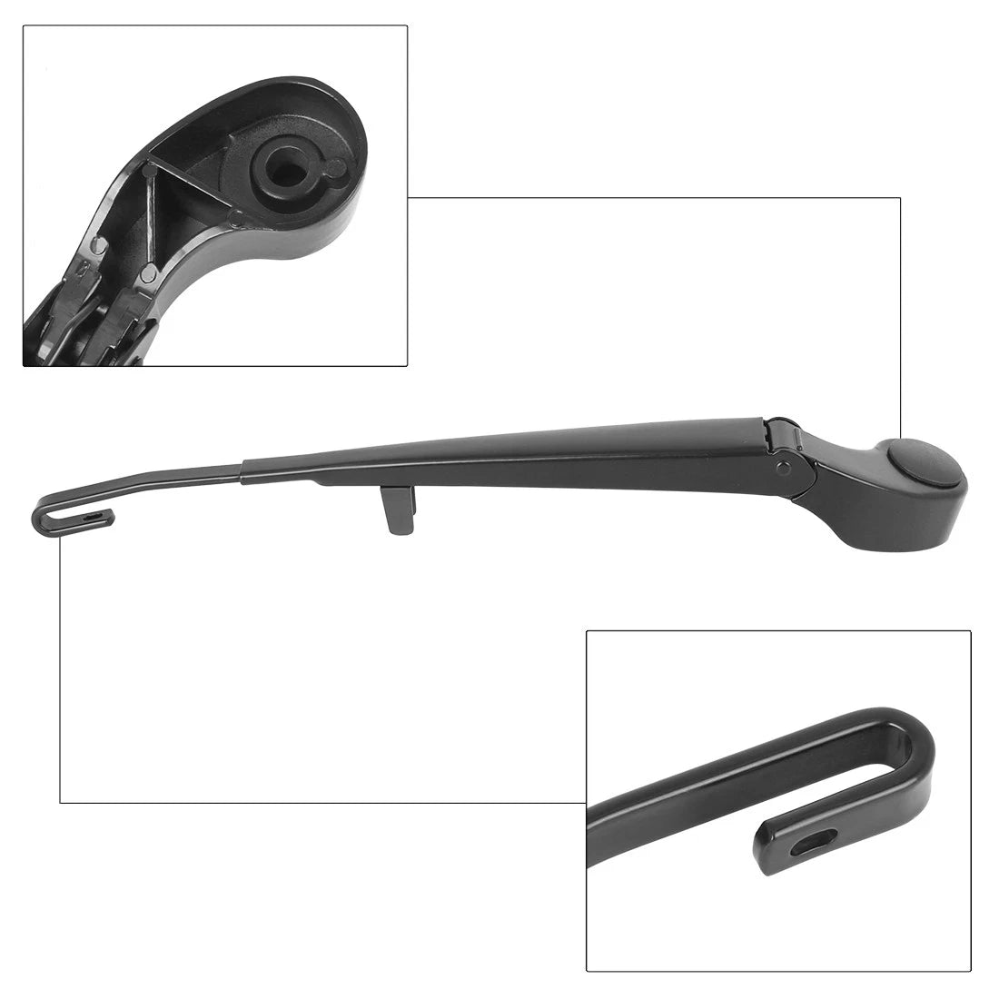 Set of 2 Rear Windshield Wiper Blade Arms for BMW X5 (1999–2006) E53 61619449922