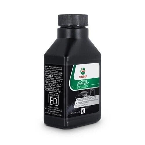Case of 24 Castrol 215304 2 Cycle Full Synthetic Oil with Fuel Stabilizer