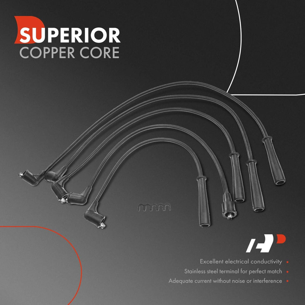 5pcs Spark Plug Wire Set for Nissan Sentra (1982-1989)