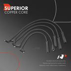 5pcs Spark Plug Wire Set for Nissan Sentra (1982-1989)