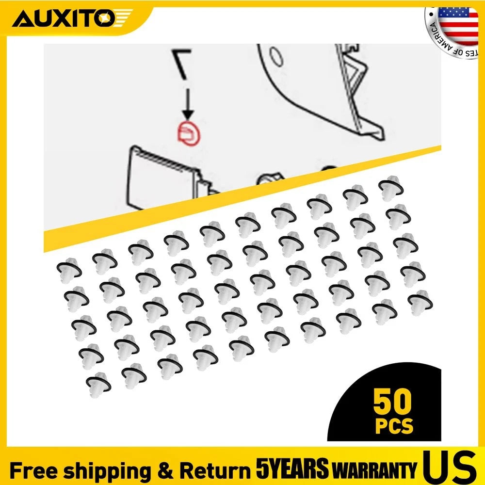 50x Center Molding Clip for Mercedes Benz Sprinter 1500 2500 3500 3500XD (2019–2022)