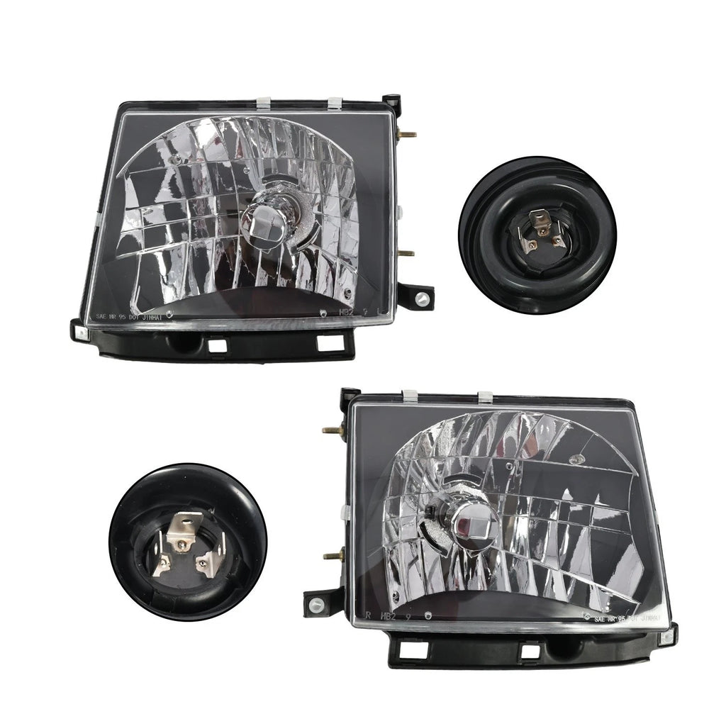 Black Headlights & Corner Lights for Toyota Tacoma 4WD (1998–2000)