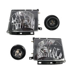 Black Headlights & Corner Lights for Toyota Tacoma 4WD (1998–2000)
