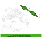 Genuine OEM CV Axle Assembly for Dodge Durango (2011–2023)