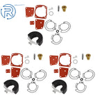 Triple Carburetor Rebuild Kit for Johnson Evinrude V6 60 Degree (105, 150, 175)