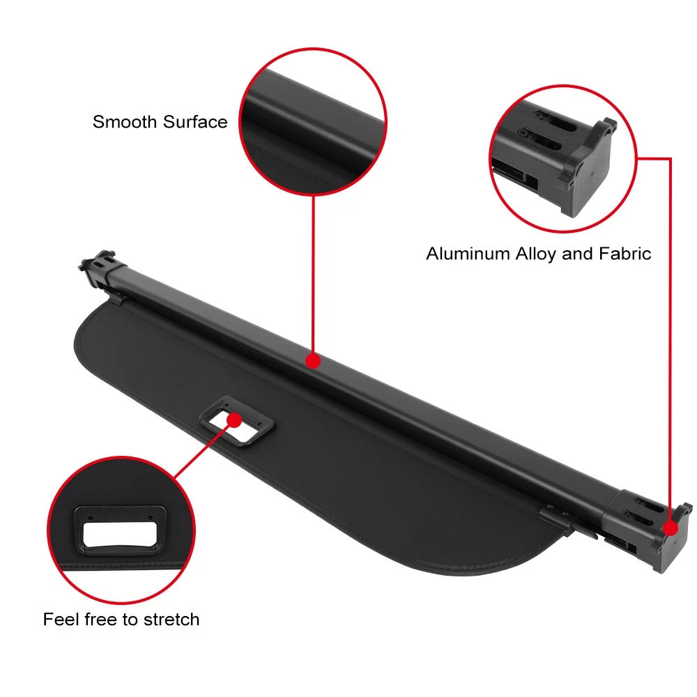 Retractable Rear Cargo Security Trunk Cover for Volvo V60 (2019–2024)