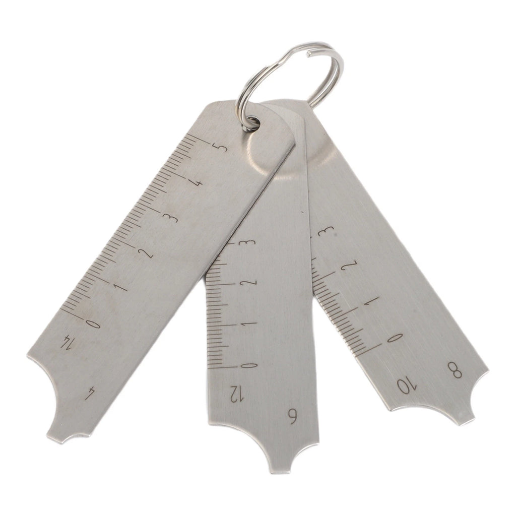 3 Piece Key Measuring Fillet Gages for Welding Inspection Tool