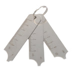3 Piece Key Measuring Fillet Gages for Welding Inspection Tool