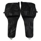 Black PU Leather Flame Rear Trike Fender Bra for Harley Tri Glide (2014-2023)