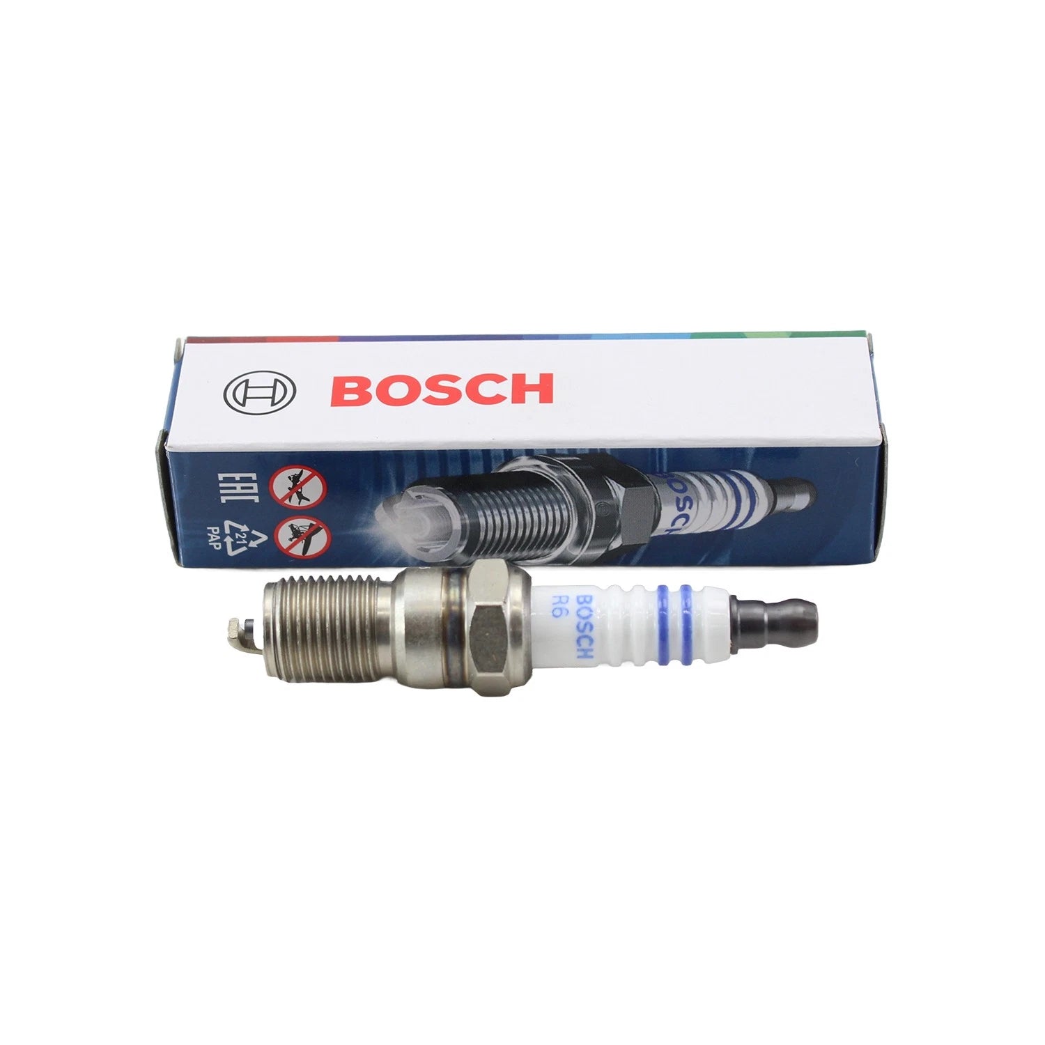Spark Plug Set of 4 for Mercedes W201 190E (1984–1993) Bosch HR8DC