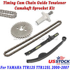Timing Cam Chain Guide Tensioner Sprocket Kit for Yamaha TTR125 (2000–2007)