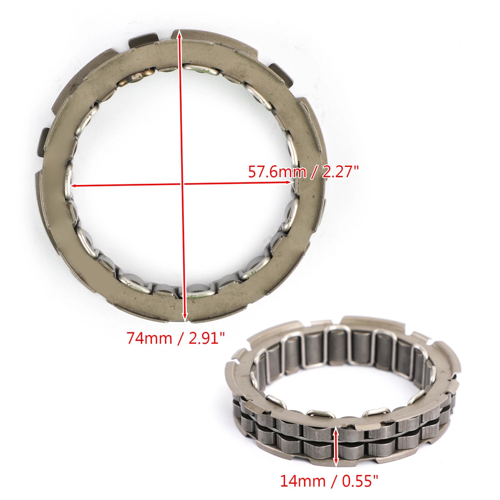 Starter Clutch One Way Sprag for Yamaha TT 600 E (1990–2002), XTZ 660 (2004–2015)