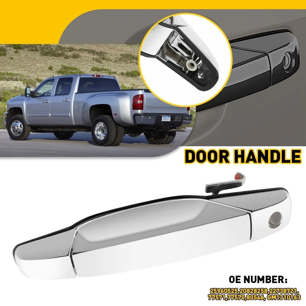 Chrome Exterior Door Handle for Chevy GMC (2007–2013)
