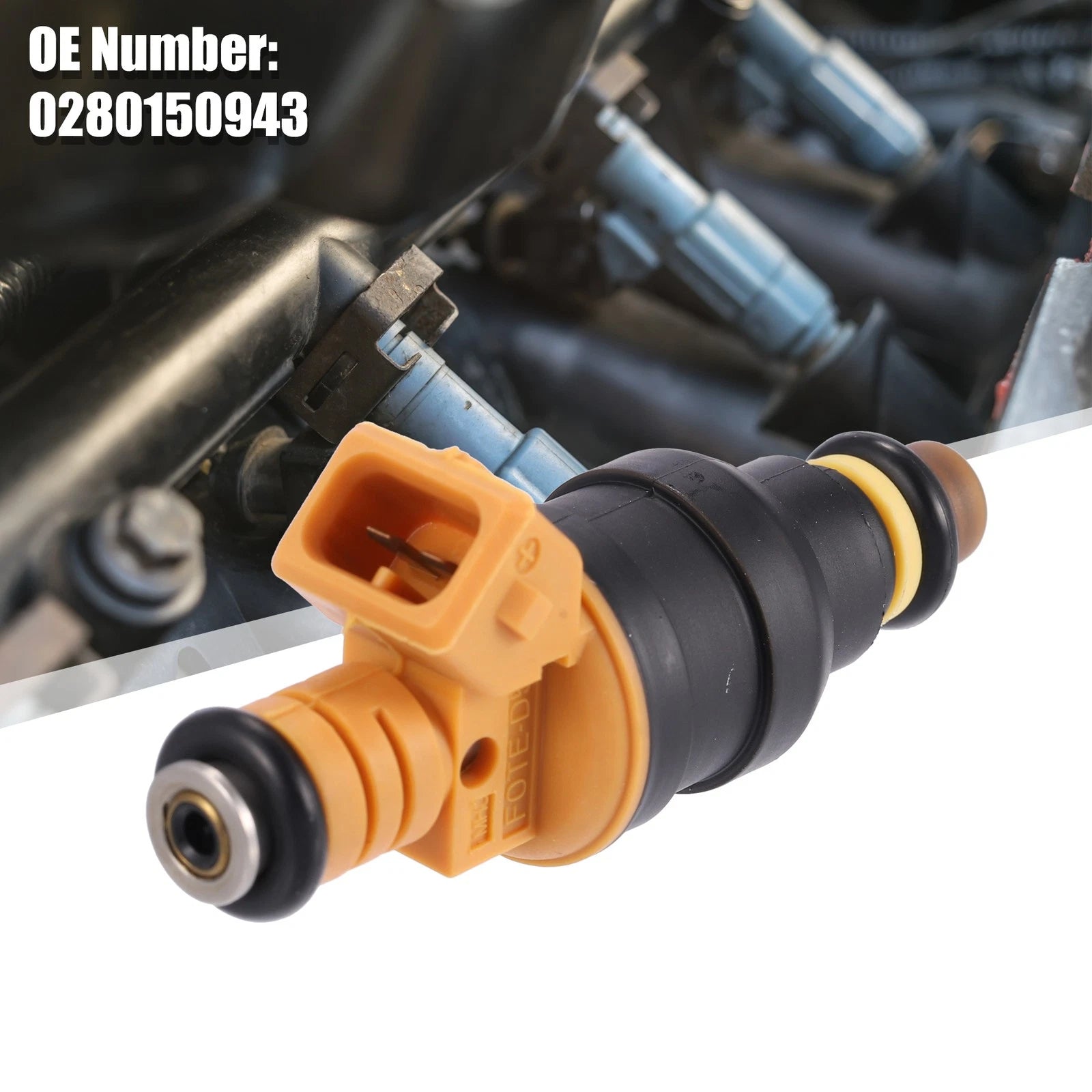 6X Fuel Injector 0280150943 for Ford Bronco 5.0L/5.8L V8 (1993–1994)