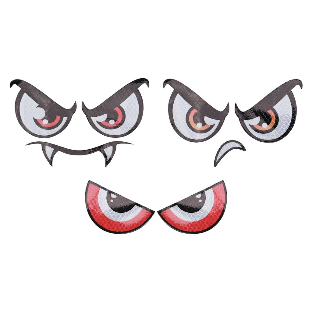Set of 2 Reflective Eyes for Lawn Mower Accessory