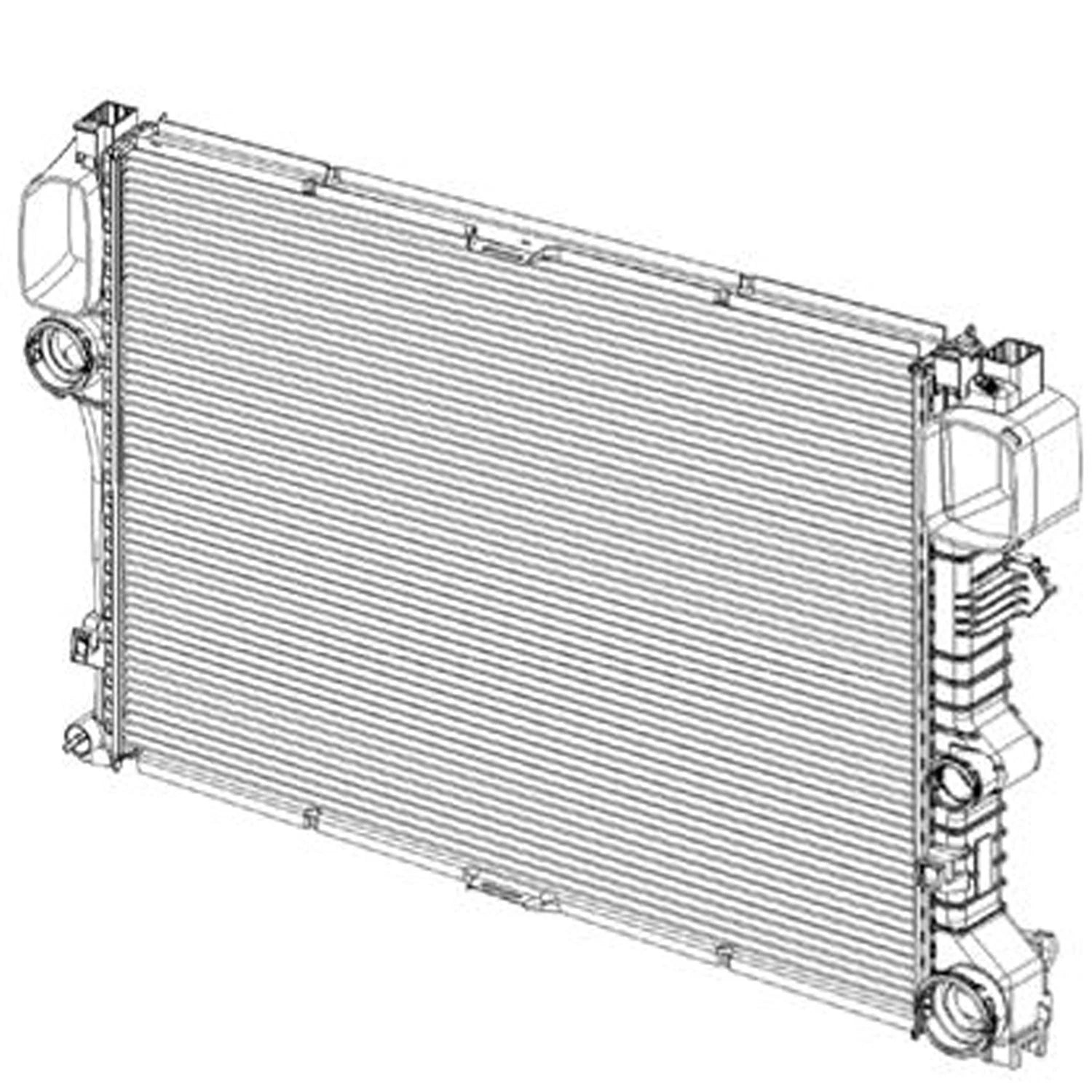 Replacement Radiator Assembly for Toyota Hilux (2005–2015)