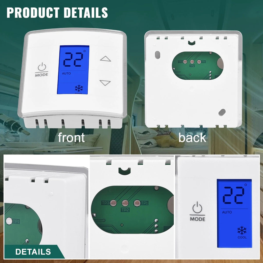 Single Zone Digital Wall Thermostat for Dometic RV Camper