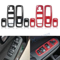 Carbon Fiber Texture Window Lift Switch Panel Overlay Trim Fit Dodge Charger (2011–2021)
