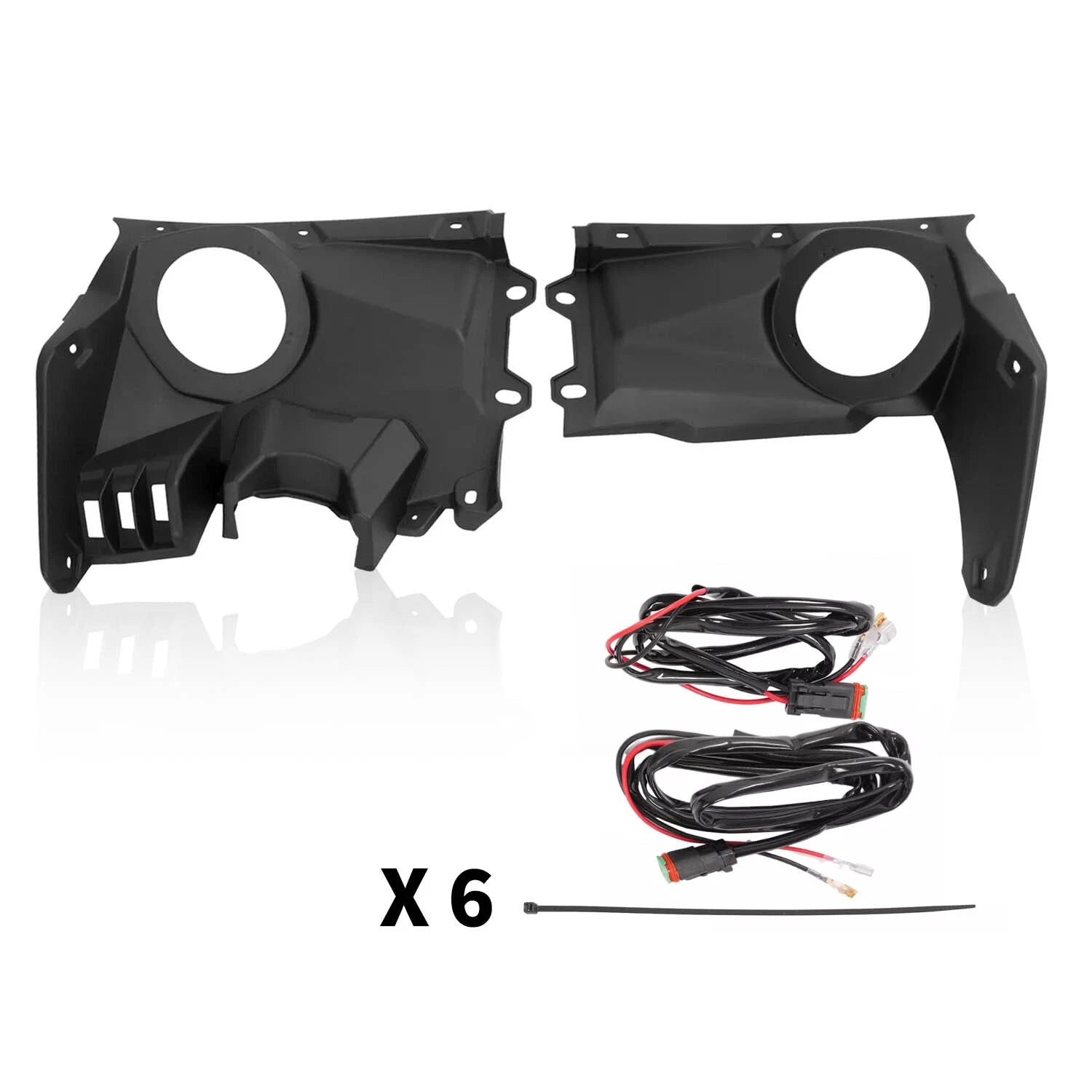 Front Dash Speaker Pods Stereo Panel Mount Kit for Can-Am Maverick X3 (2017–2024)