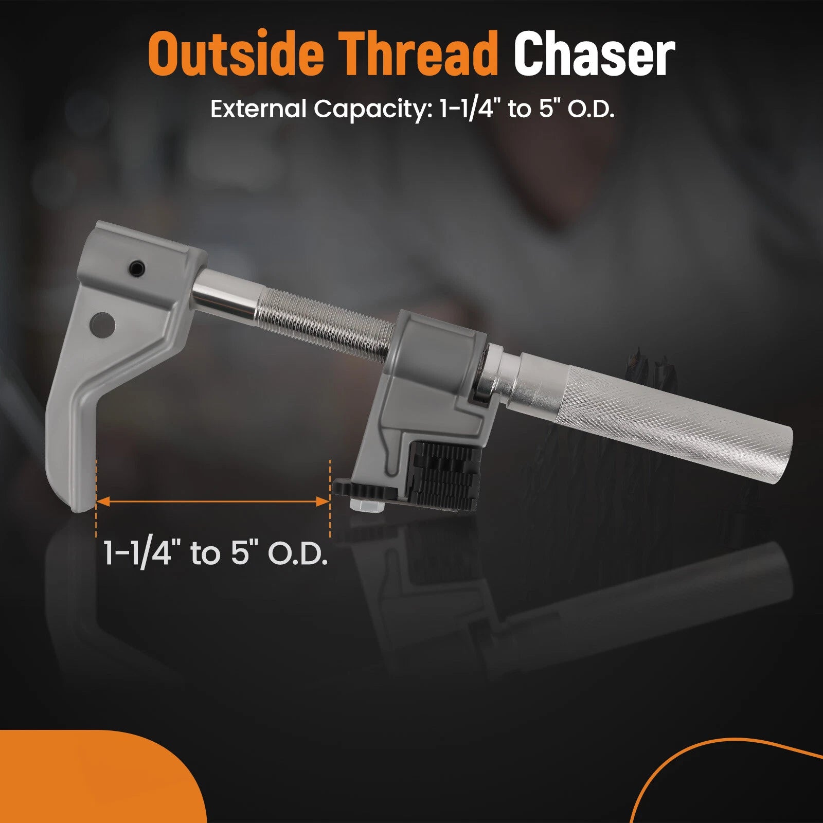 Universal Outside Thread Chaser Set with 6 Dies for Various Applications