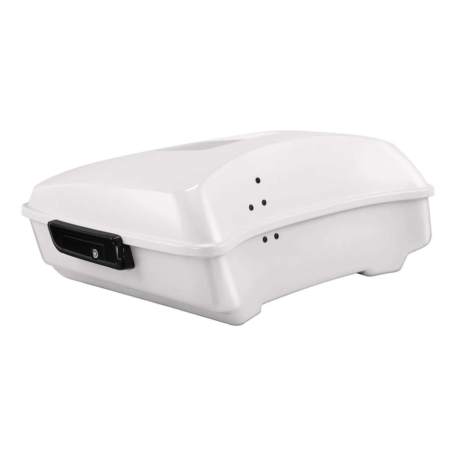 Chopped Trunk Luggage for Harley CVO Street Glide (2014–2025) White Onyx Pearl