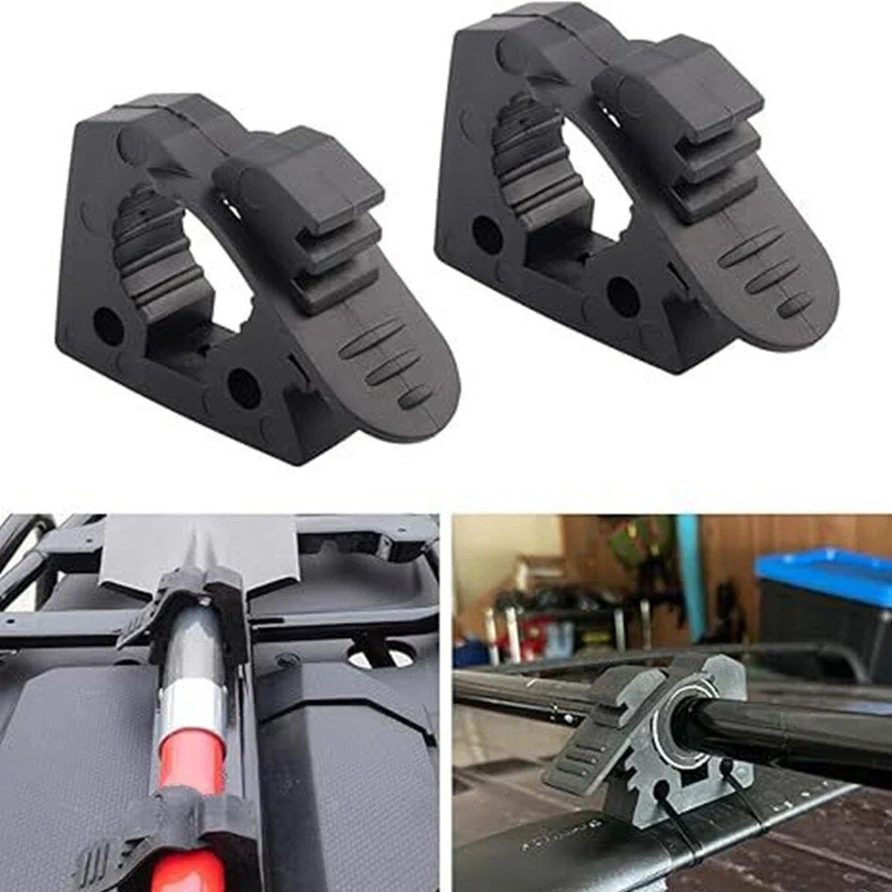 Rubber Quick Fastener Mounting Clamp for Car ATV RV 1.18"-1.42" Diameter