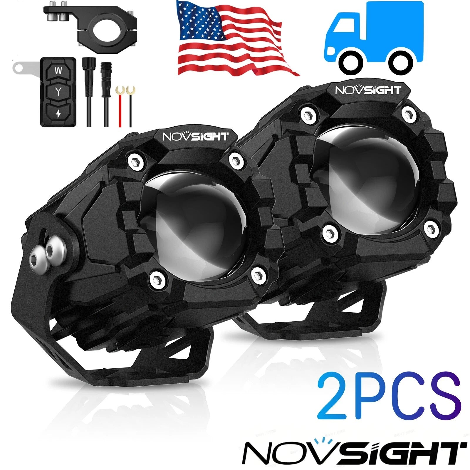 2X LED Work Light Pods for Truck Jeep SUV Pickup (Off Road)