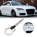 Tow Hook Screw Set for Audi A5 S5 RS5 (2010–2017) - Silver Tone Round