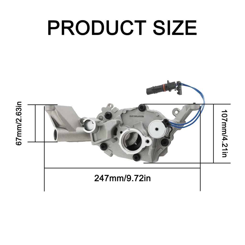 Engine Oil Pump & Solenoid for Dodge Durango Jeep Grand Cherokee (2011–2020)