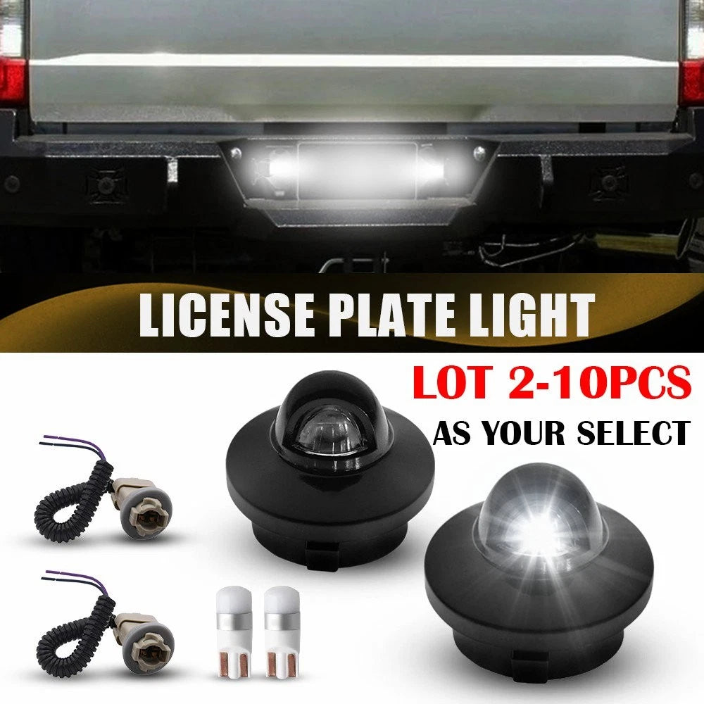 2X LED License Plate Light Assembly for Ford F150 (2015–2023)