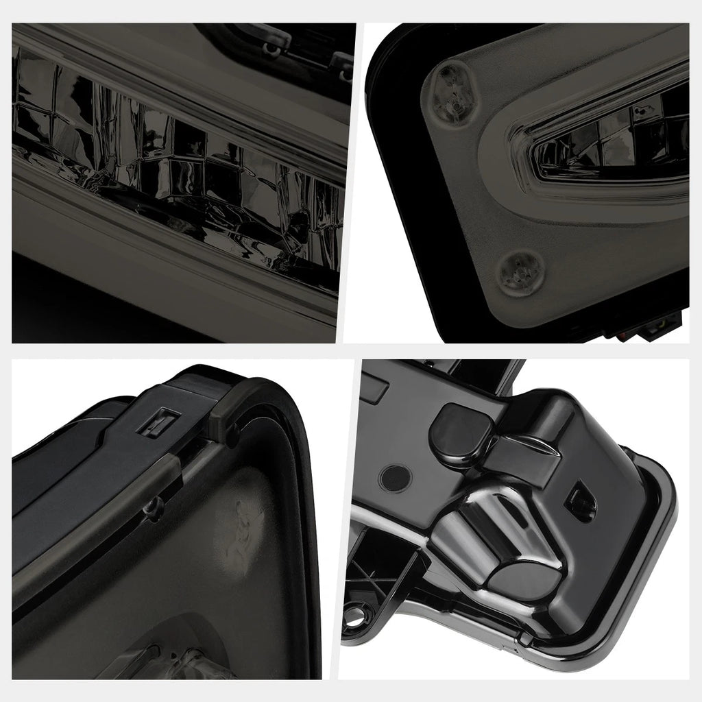 Full LED Smoked Lens Front Fog Lights for GMC Sierra 1500 Limited (2016–2018)