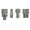 1/4" Quick Connect NPT Adapter for Pressure Washer for Stainless Steel (4pc)