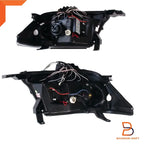 CCFL Projector Headlights Angel Eyes Black for Toyota Hilux SR5 (2011-2014)