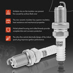 Set of 6 Ignition Coils & Iridium Spark Plugs for Honda Passport (2000–2002)