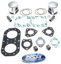 Top End Rebuild Kit for Kawasaki 650 SX X2 TS (1993–2000) - Piston Gasket .25mm Over