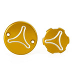 Brake & Clutch Cap Kit - Gold for Ducati Streetfighter V2 V4 Hyper 950 1100 SP