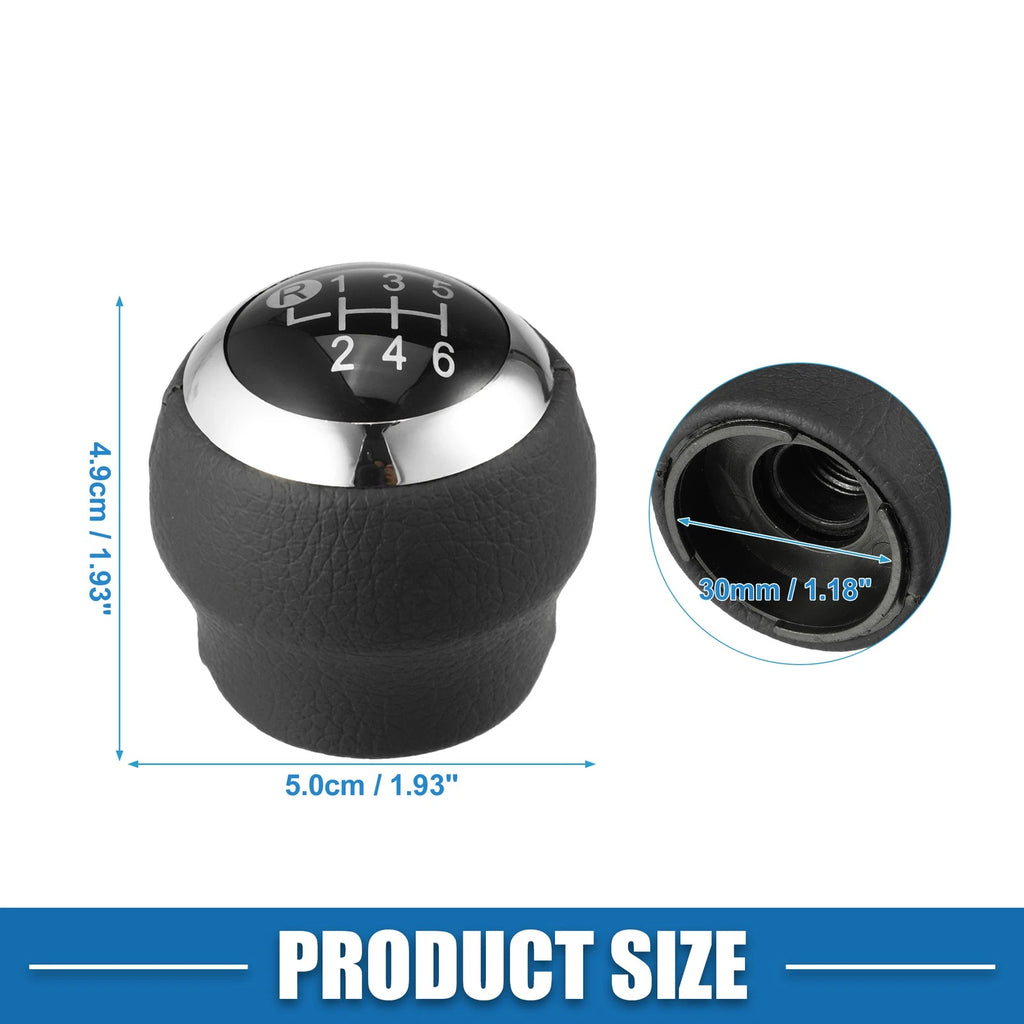 6 Speed Manual Transmission Shift Knob for Toyota Corolla  Black Plastic