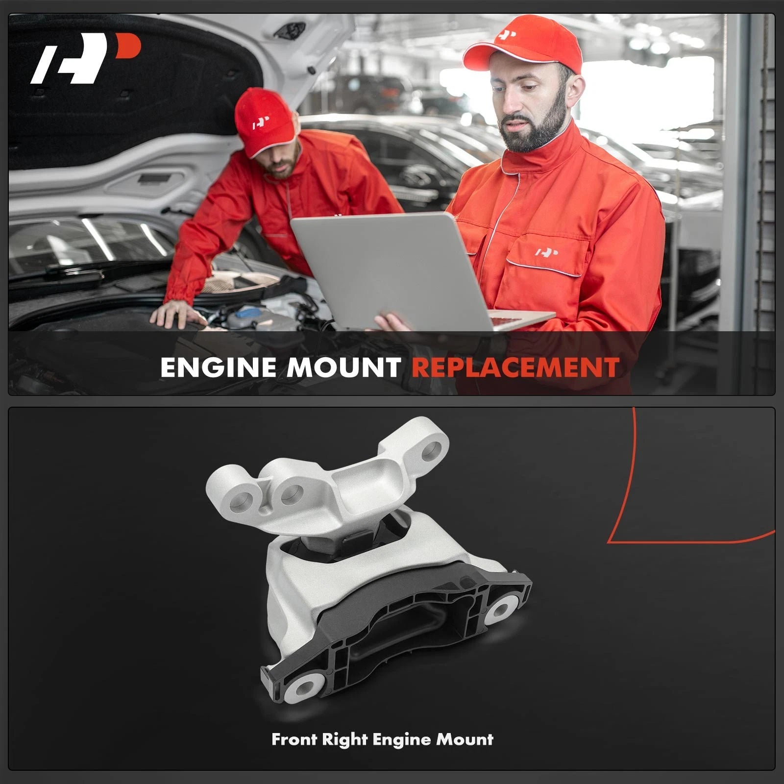 Front Right Engine Mount for Chevy Traverse, Buick Enclave (2018-2023)