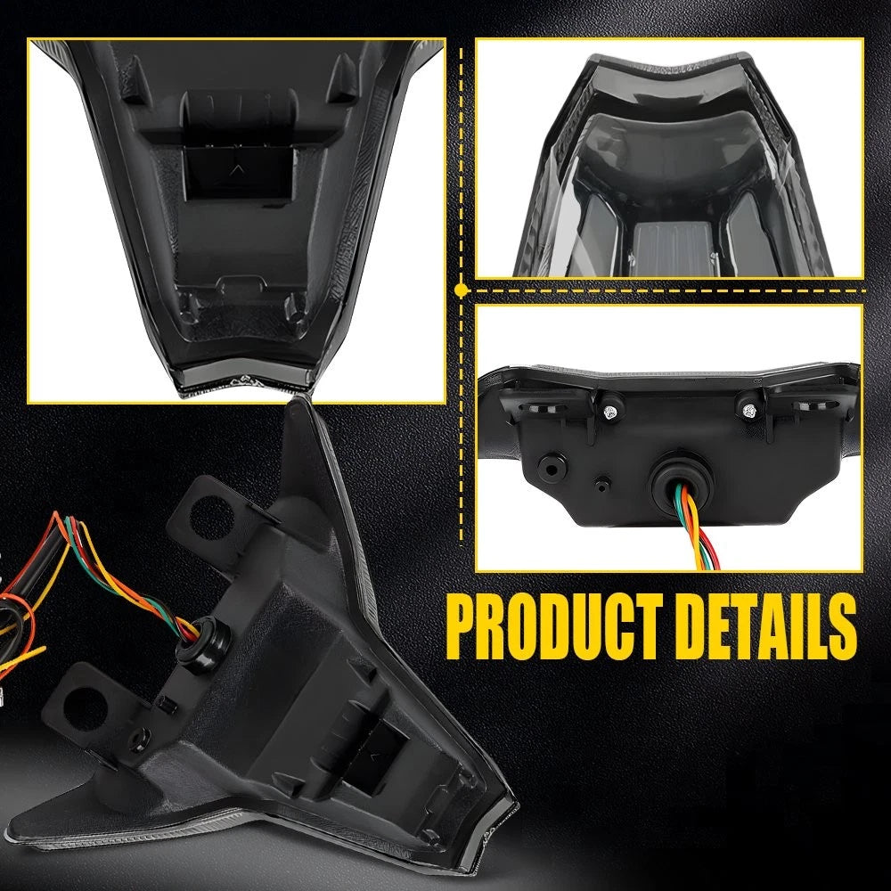 Integrated LED Tail Light Turn Signal for Kawasaki Ninja ZX-10R ZX-6R (2019–2023)