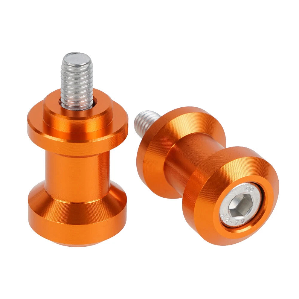 8mm Swingarm Spools Sliders for Suzuki Hayabusa, SV650, TL1000, GSXR600/750/1000