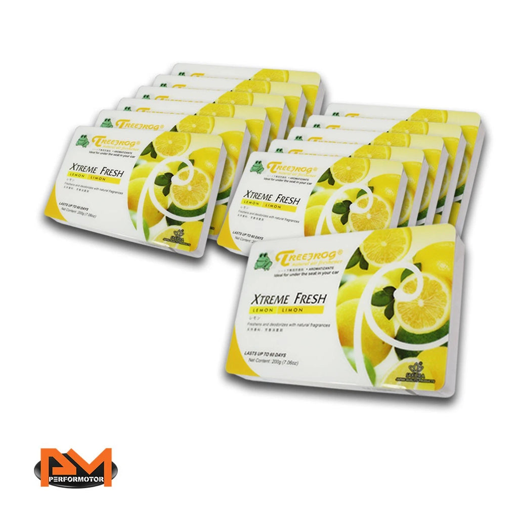 X12 Tree Frog Air Freshener for Car/Office (Japan) - Lemon Scent 200g