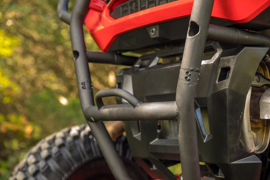 SuperATV Rear Bumper for RZR XP Turbo S (2018+) - Wrinkle Black