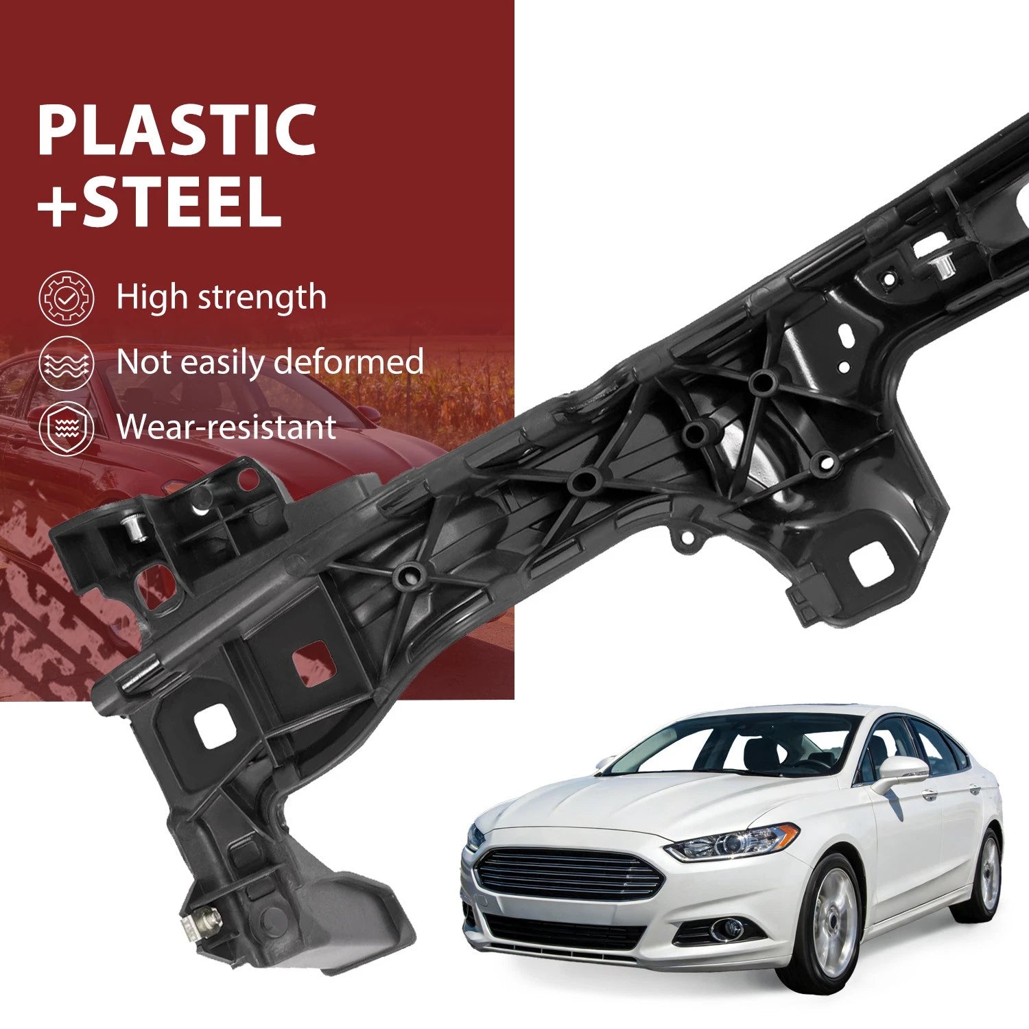 Radiator Support & Upper Tie Bar for Ford Fusion (2013–2016) #FO1227103 #DS7Z8A284A