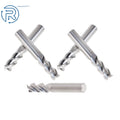 Set of 5 Carbide End Mills for Various Applications (3/8" 2-1/2" Overall Length)