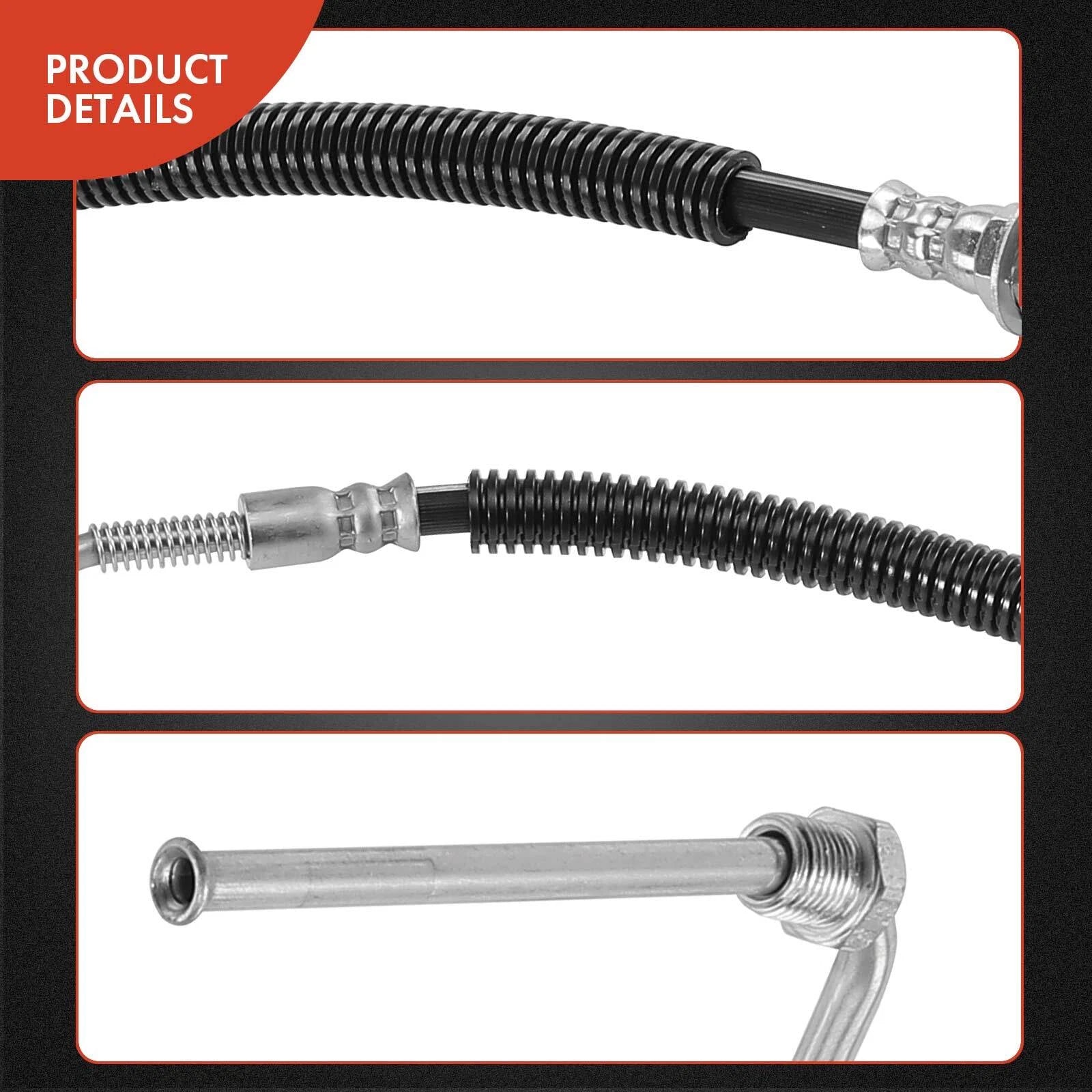 Rear Right Brake Hydraulic Hose for Chevy C6500 GMC T6500 (1997–2002)