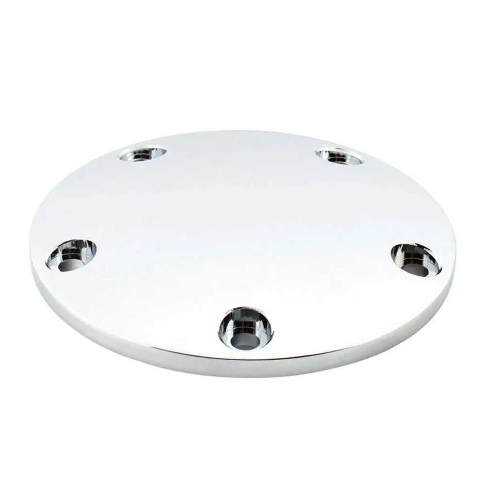 Silver Domed Timing Points Cover for Harley Twin Cam Softail Dyna Touring (99-17)