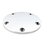 Silver Domed Timing Points Cover for Harley Twin Cam Softail Dyna Touring (99-17)
